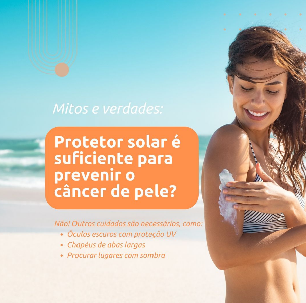 Somente protetor solar é o suficiente para se proteger do câncer de pele?