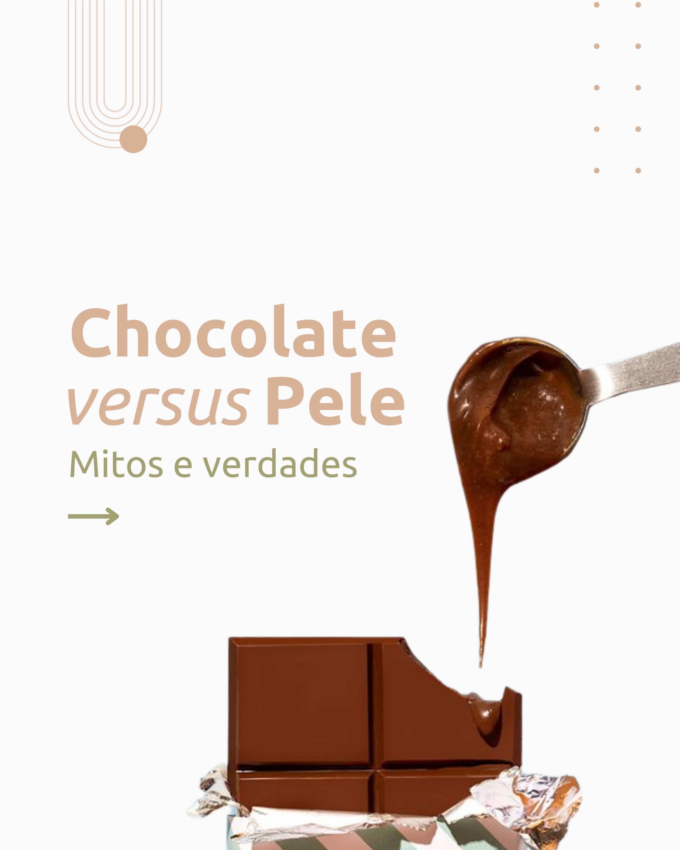 Chocolate vs. Pele - Mitos e Verdades